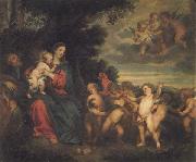 Anthony Van Dyck The Rest on the Flight into Egypt oil painting artist